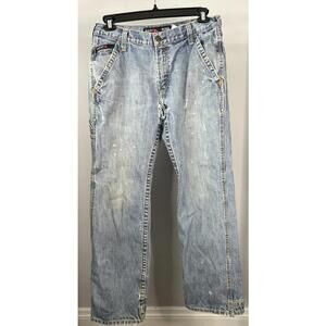 Ariat FR M4 Relaxed Boot CAT 2 Denim Jeans Men’s Size 32x32 (PLEASE READ)